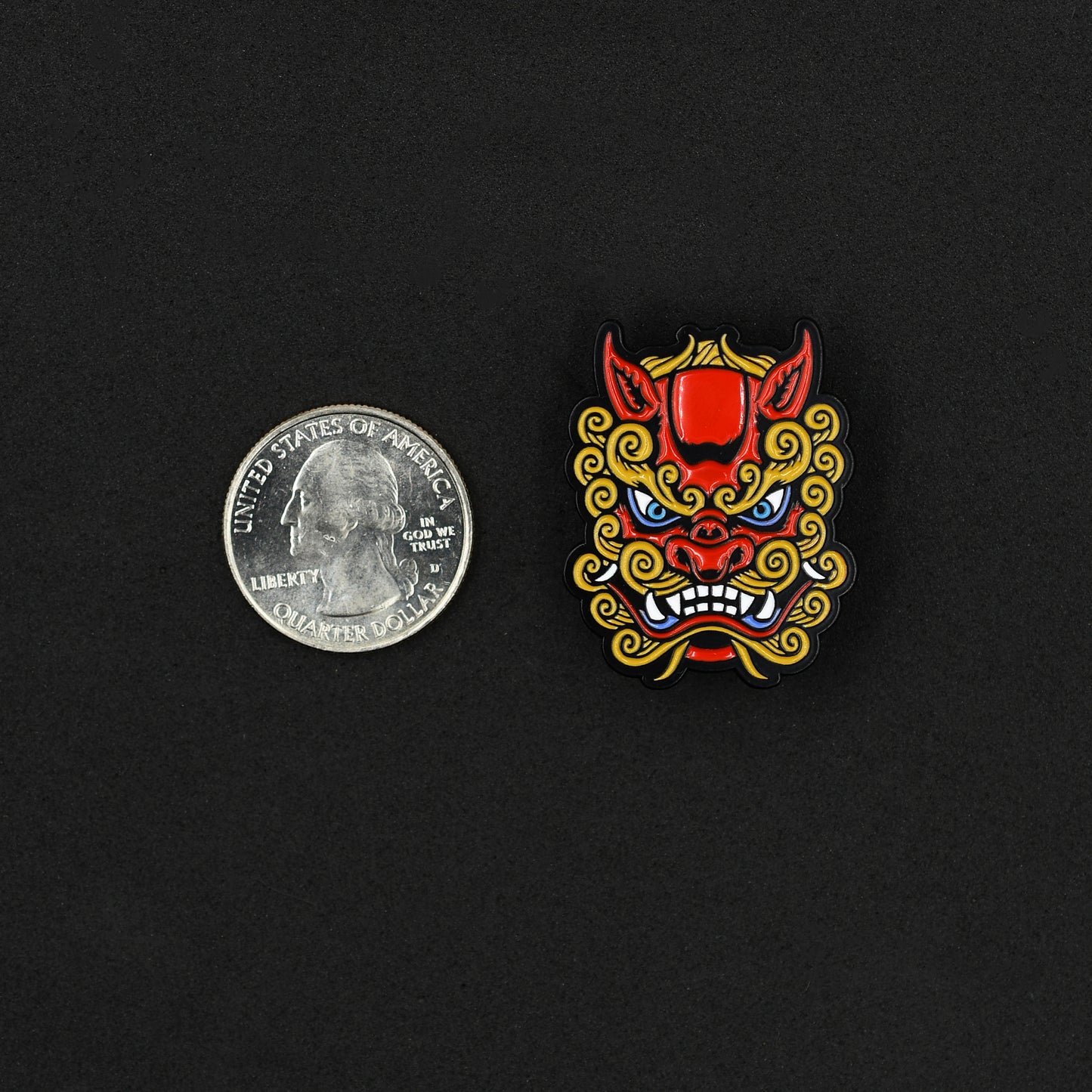 Foo Dog Enamel pin