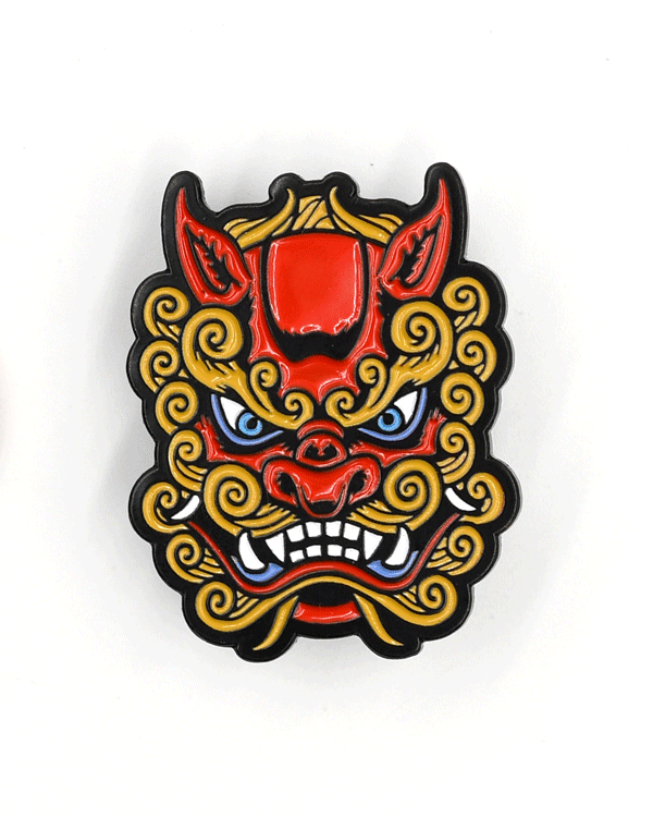 Foo Dog Enamel pin